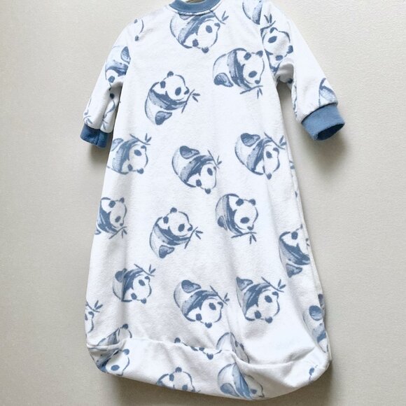 Carter's Blue Panda Fleece Sleep Sack 0-3M - Picture 7 of 7
